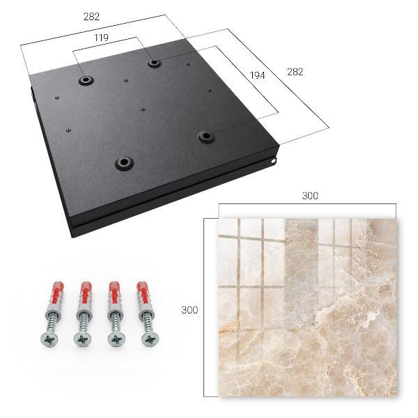 Key box Beige marble