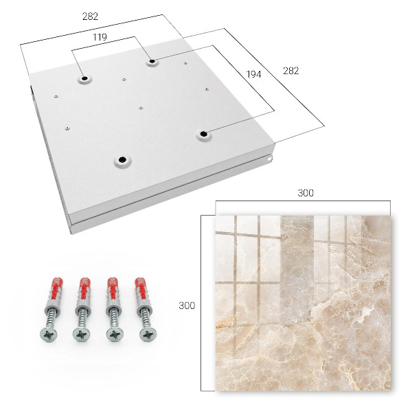 Key box Beige marble