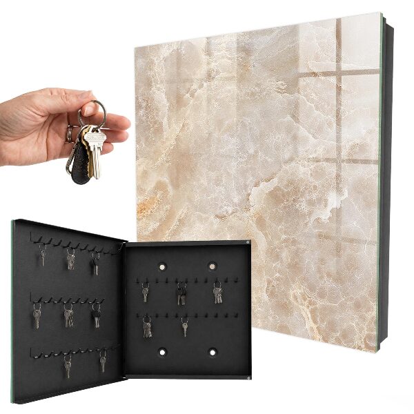 Key box Beige marble