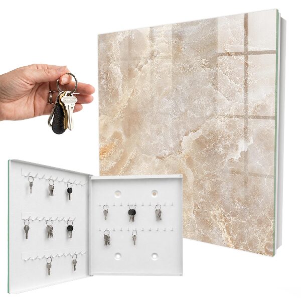 Key box Beige marble
