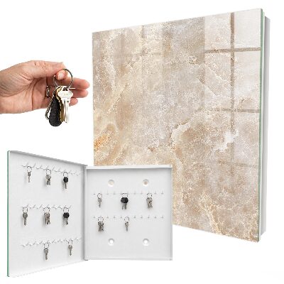 Key box Beige marble