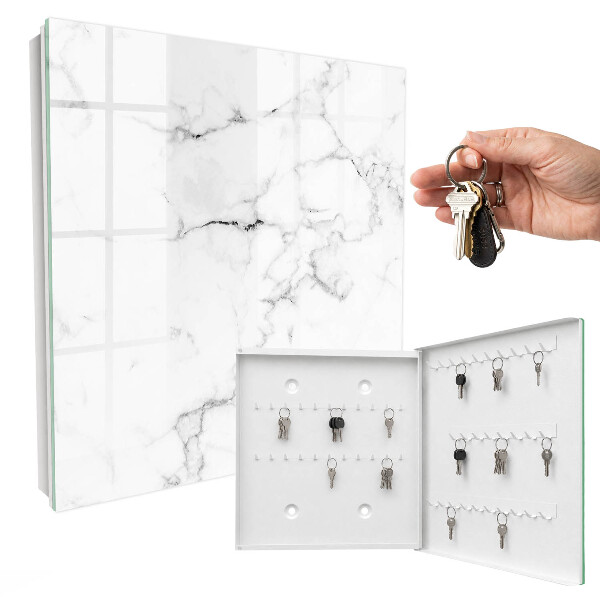 Key storage box Marble pattern