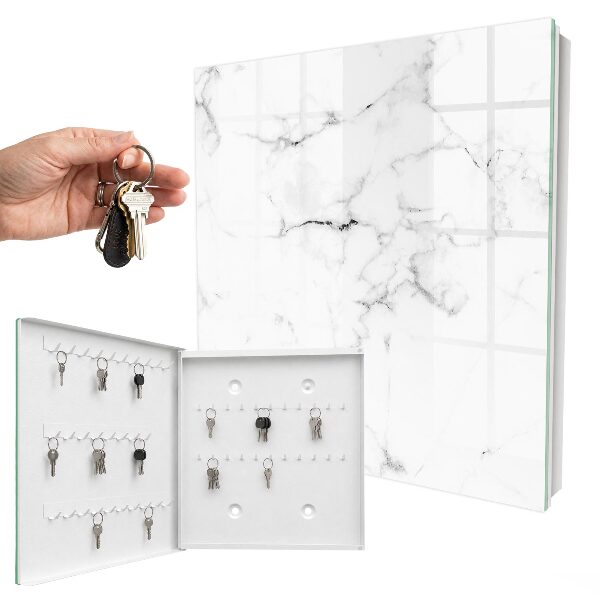 Key storage box Marble pattern