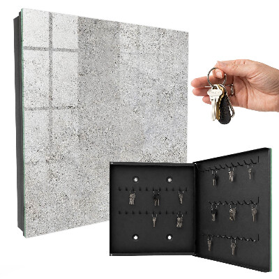 Key cabinet for wall Gray surface