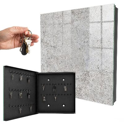 Key cabinet for wall Gray surface