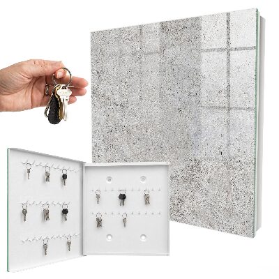 Key cabinet for wall Gray surface