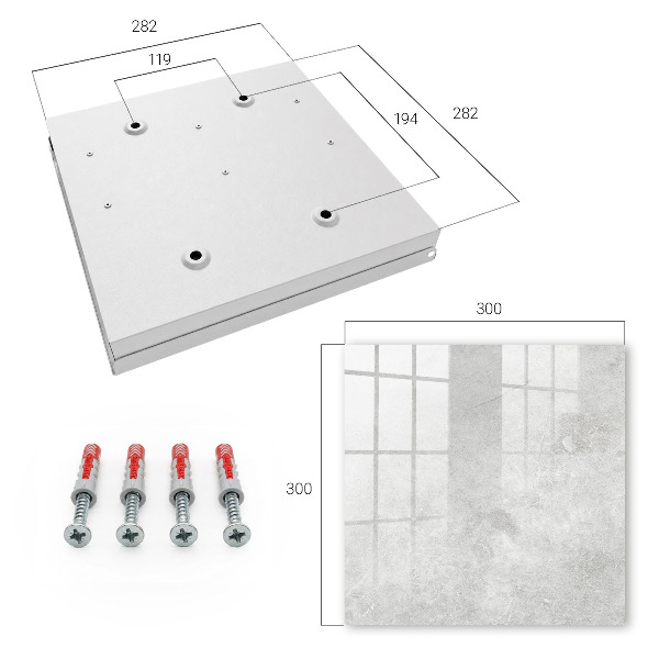 Key box Gray stone
