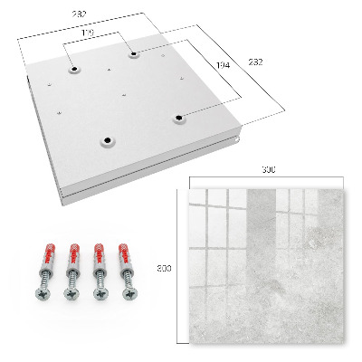 Key box Gray stone