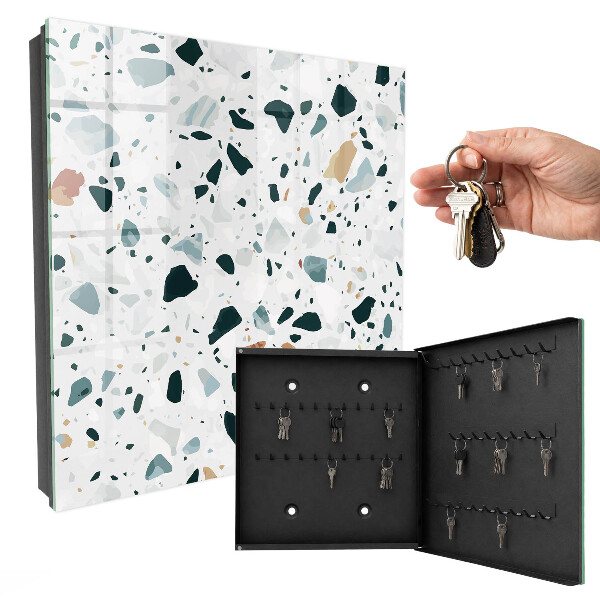 Key storage box Colored stones