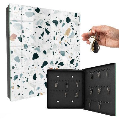 Key storage box Colored stones