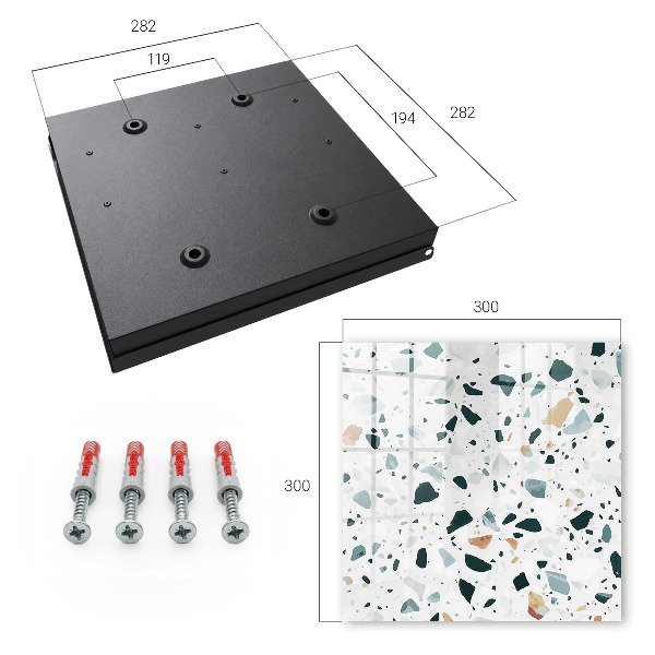 Key storage box Colored stones