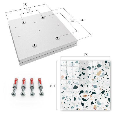 Key storage box Colored stones