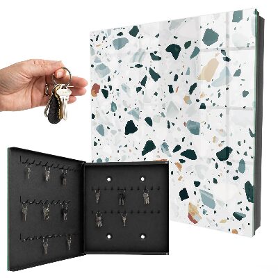 Key storage box Colored stones