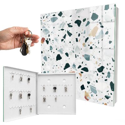 Key storage box Colored stones