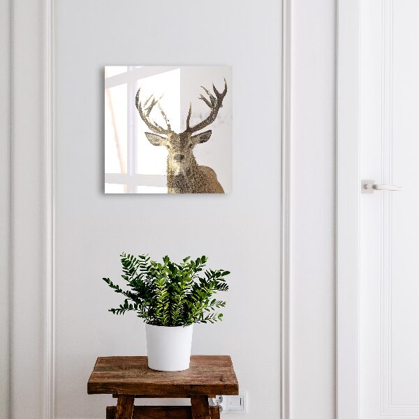 Key storage box Winter deer