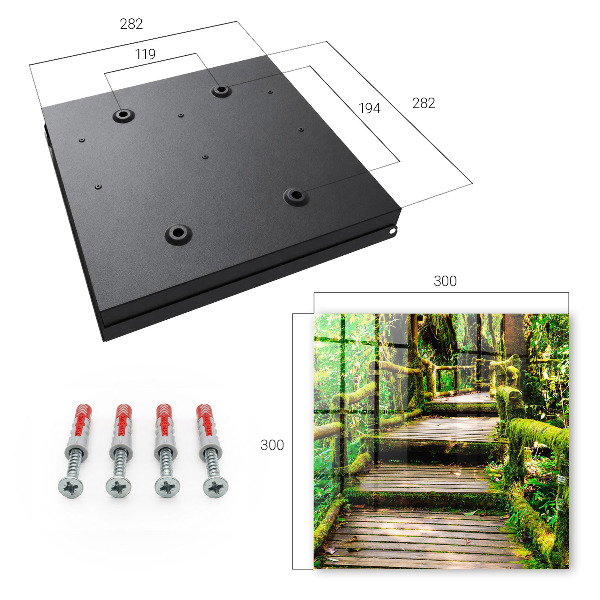 Key cabinet for wall Forest Bridge