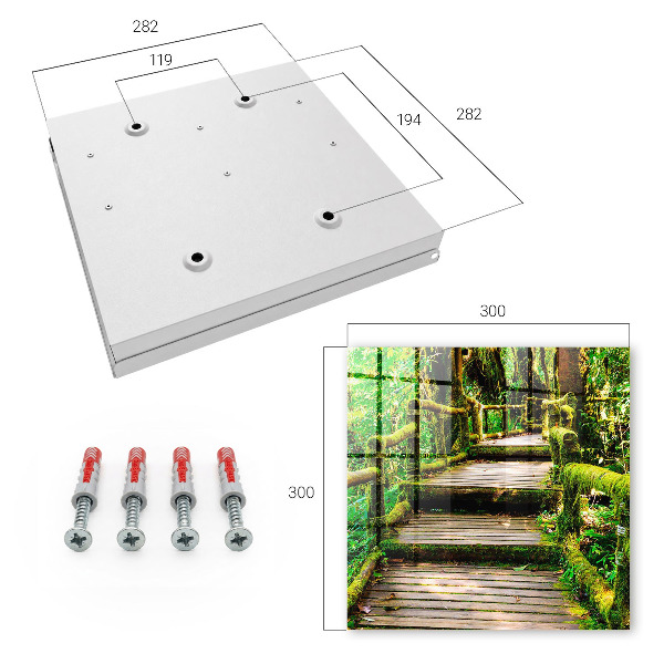 Key cabinet for wall Forest Bridge