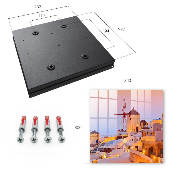 Key storage box Greek island