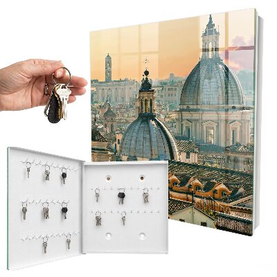 Key cabinet for wall Urban landscape