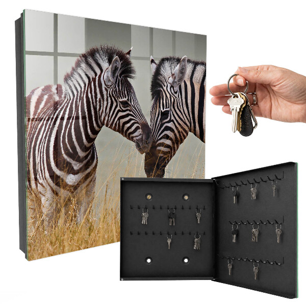 Key storage box Zebras together