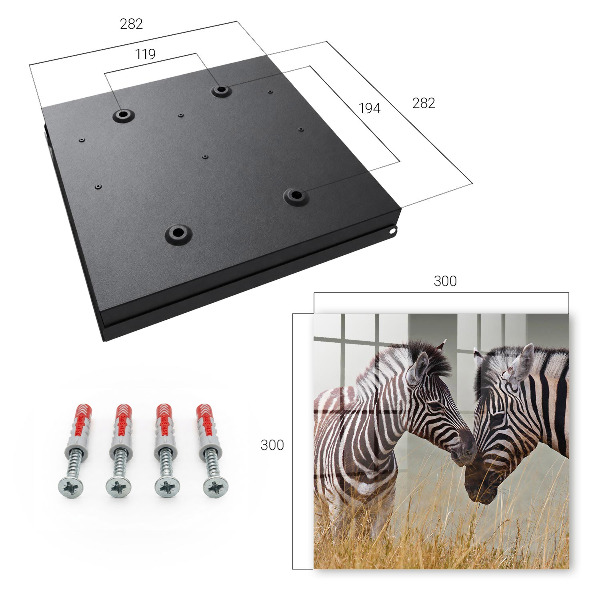 Key storage box Zebras together