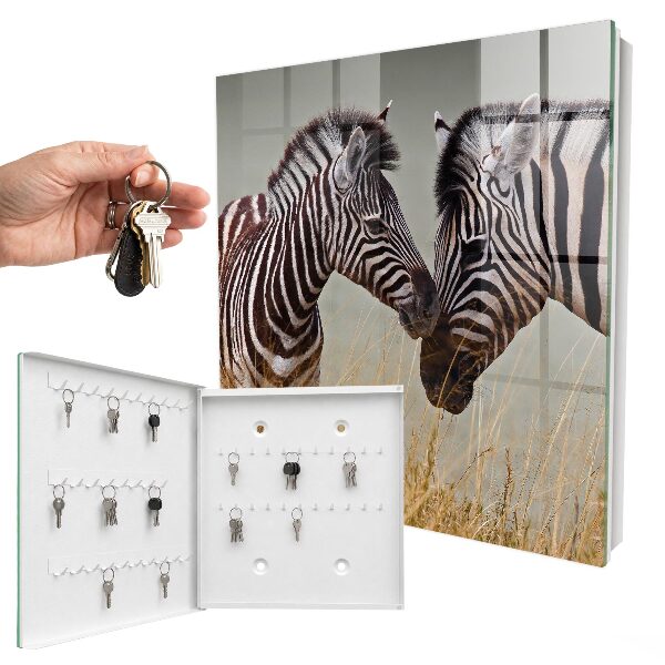 Key storage box Zebras together