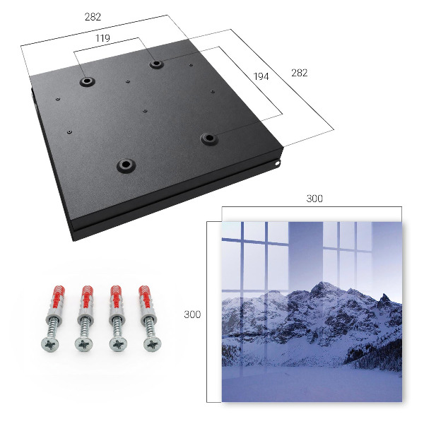 Key cabinet for wall Winter majesty
