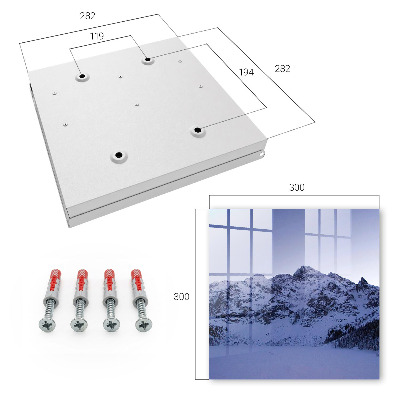 Key cabinet for wall Winter majesty