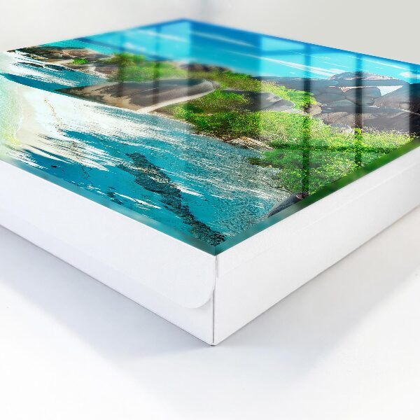 Key storage box Tropical beach