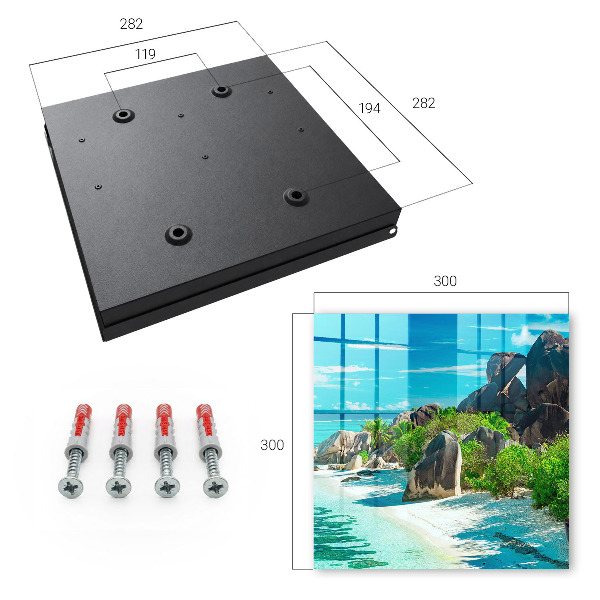 Key storage box Tropical beach