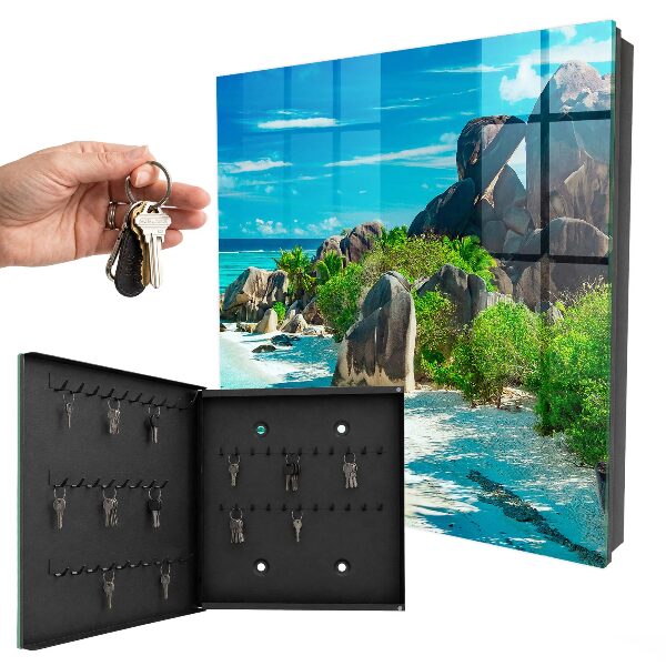 Key storage box Tropical beach