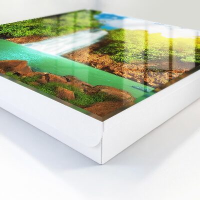 Key cabinet for wall Tropical waterfall