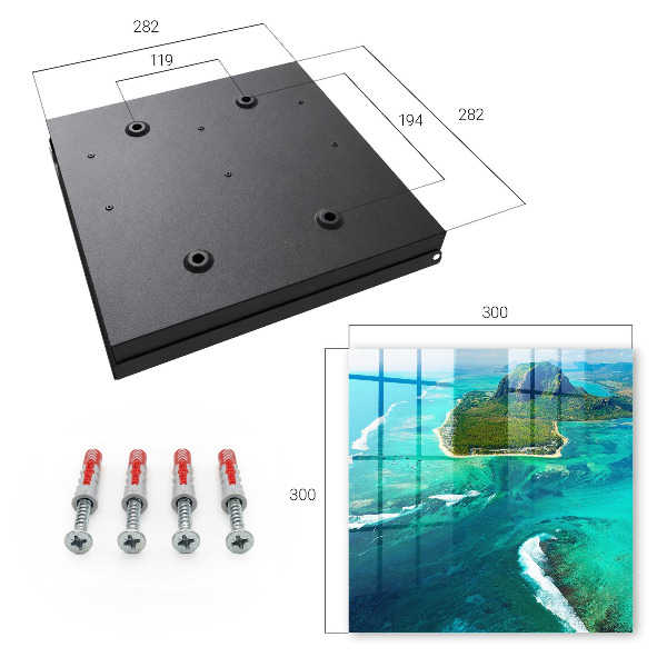 Key storage box Tropical paradise