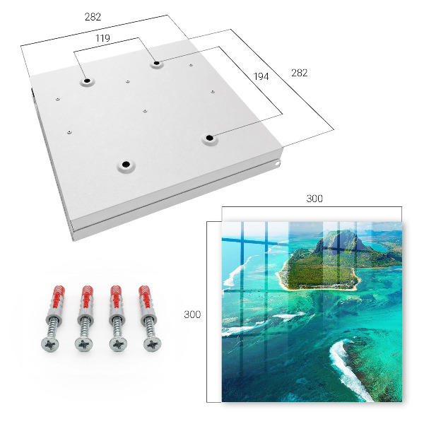 Key storage box Tropical paradise