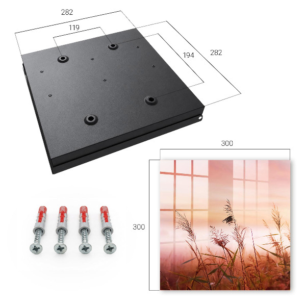 Key storage box Grasses at dawn