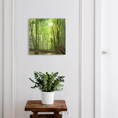 Key cabinet for wall Bamboo rug