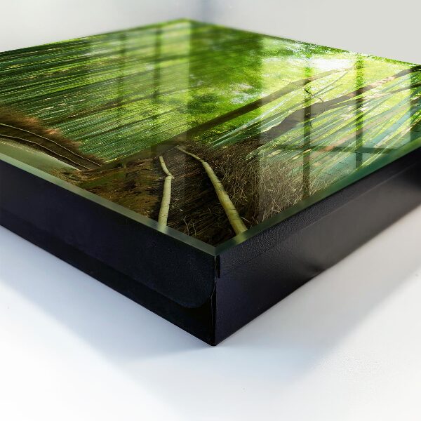 Key cabinet for wall Bamboo rug