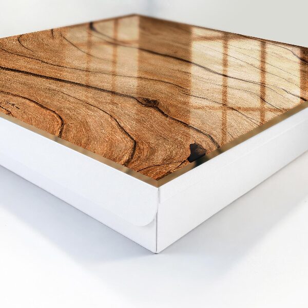 Key storage box Wooden texture