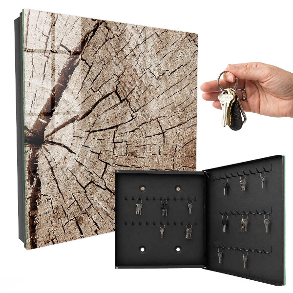 Key cabinet for wall Wooden structure