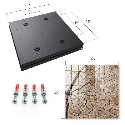 Key cabinet for wall Wooden structure