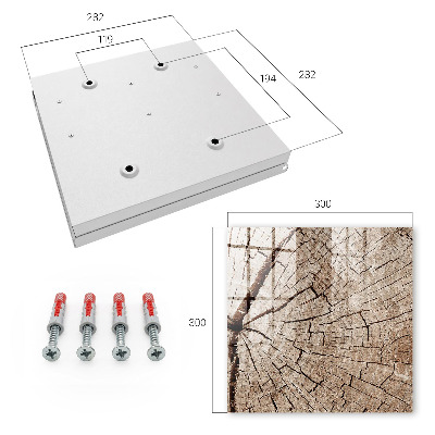 Key cabinet for wall Wooden structure