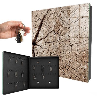 Key cabinet for wall Wooden structure