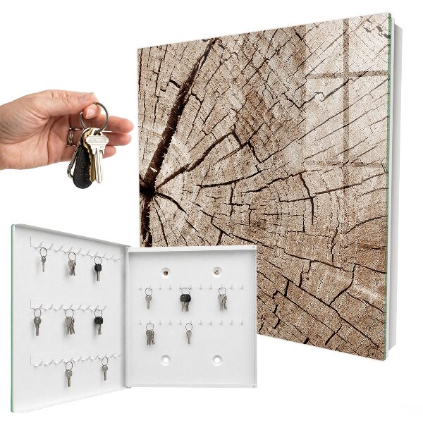 Key cabinet for wall Wooden structure