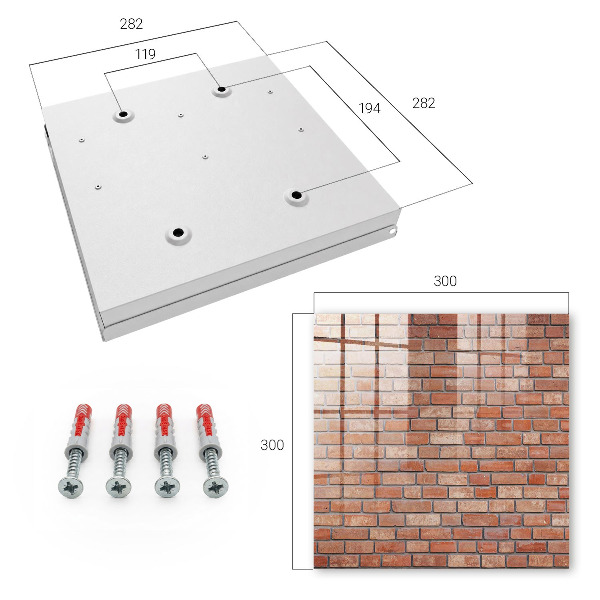 Key box Brick wall