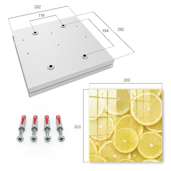 Key storage box Lemon slices