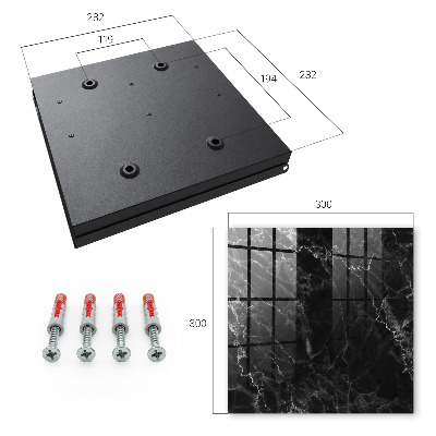 Key storage box The depth of marble