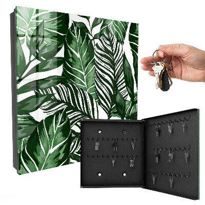 Key storage box Plant patterns