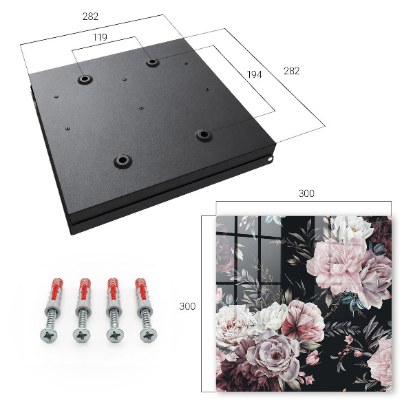 Key storage box The magic of flowers