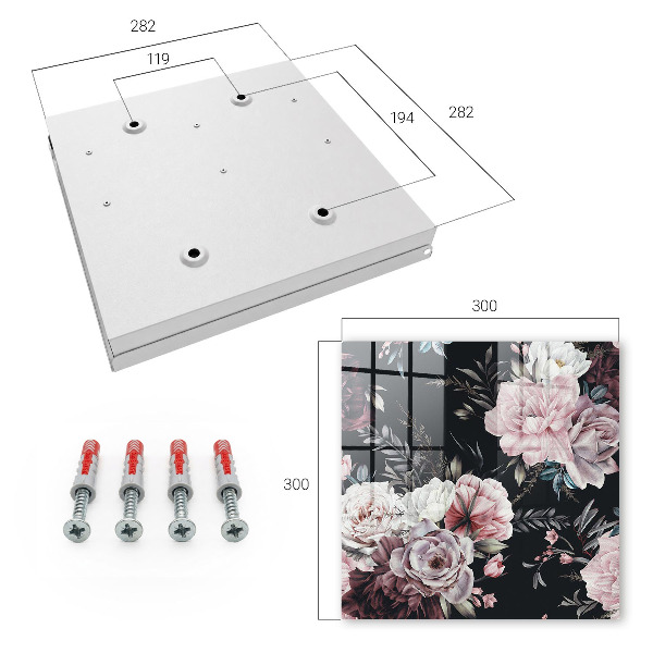 Key storage box The magic of flowers