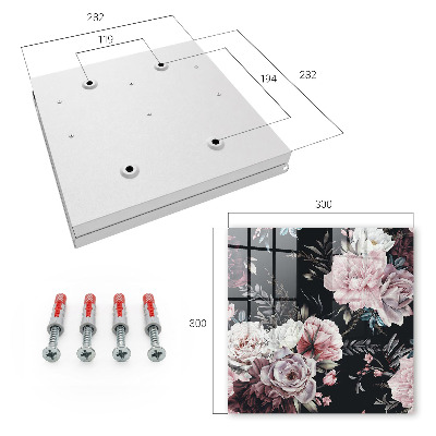 Key storage box The magic of flowers